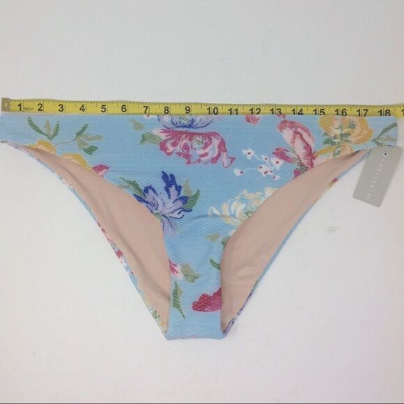 NEWChelsea 28 Blue Floral Swim Bottom Size Large - Picture 5 of 5